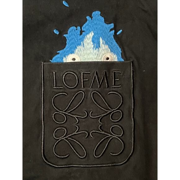 LOFME Black T-Shirt Mens 3XL - Picture 3 of 4